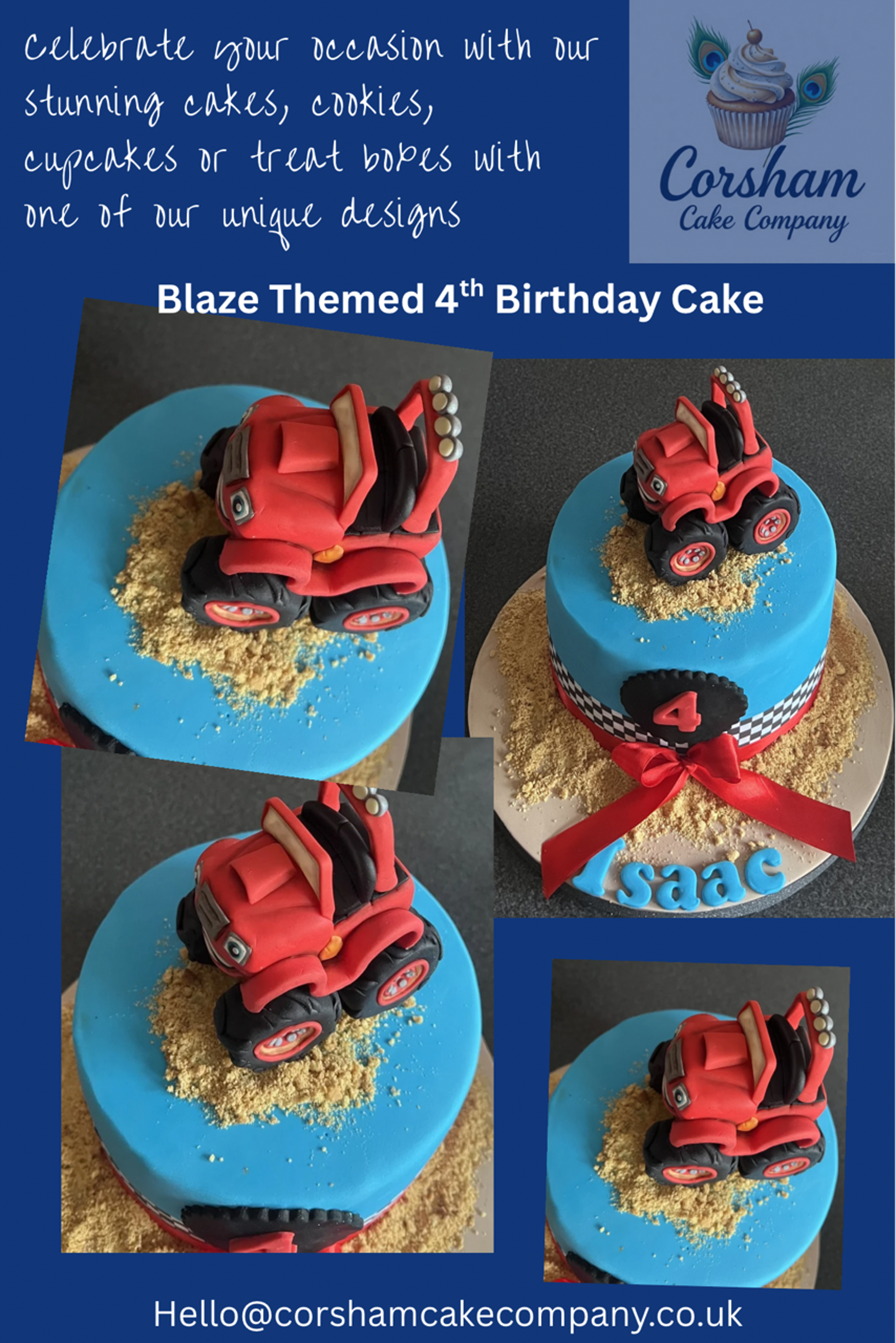 Blaze Monster Truck Cake